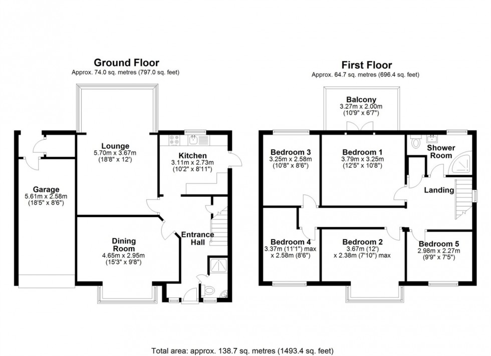 Floorplan for Meadway, STAINES-UPON-THAMES