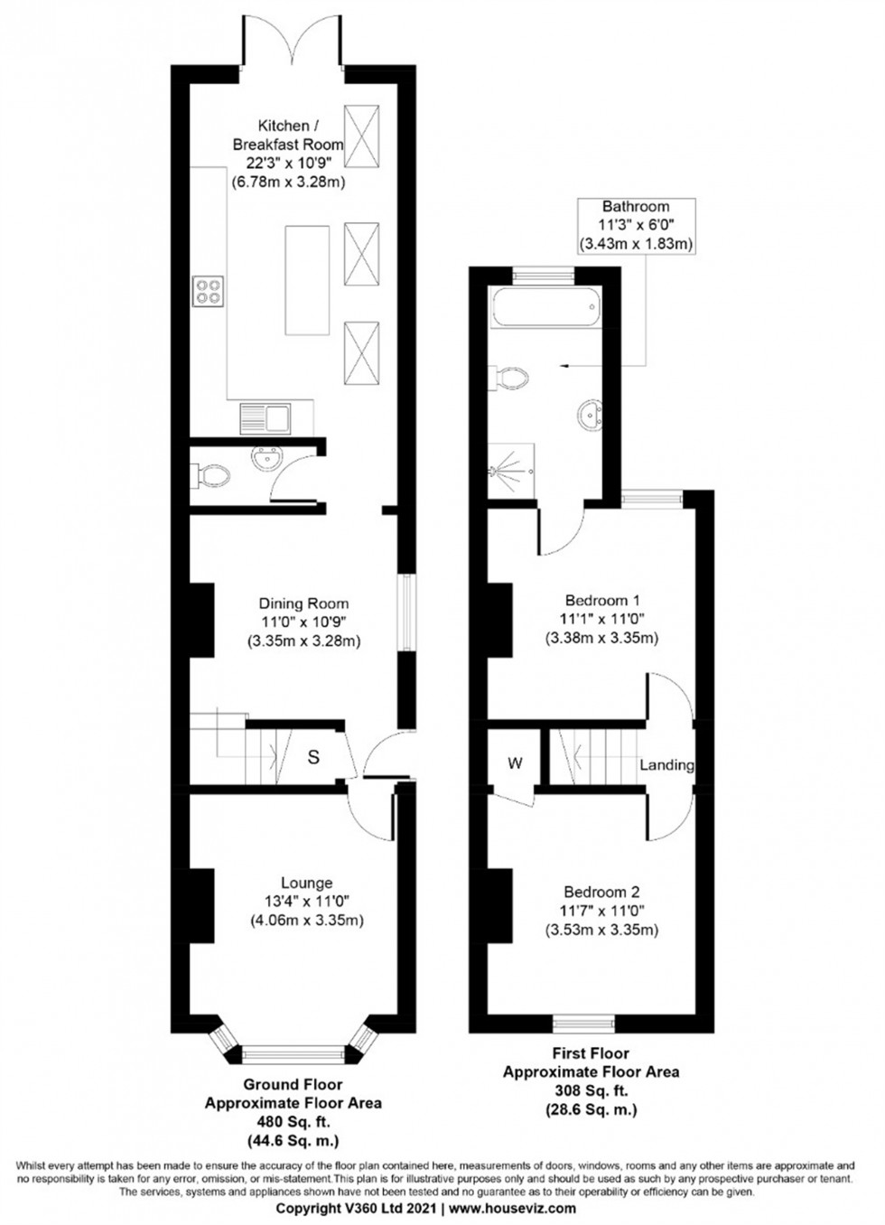 Floorplan for Chestnut Grove, STAINES-UPON-THAMES