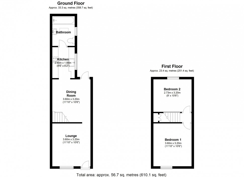 Floorplan for Langley Road, STAINES-UPON-THAMES
