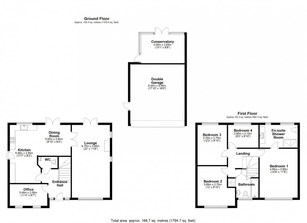 Floorplan for Manor Park, STAINES-UPON-THAMES