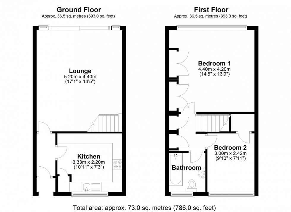 Floorplan for Greenlake Terrace, STAINES-UPON-THAMES