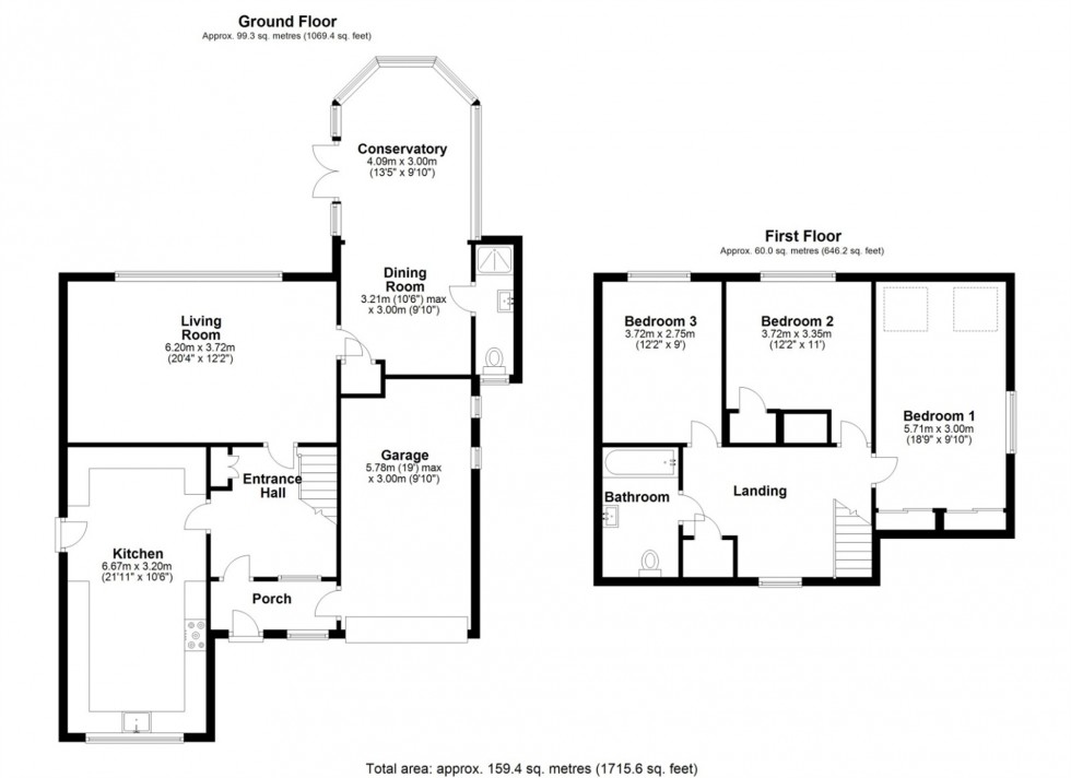 Floorplan for Worple Road, STAINES-UPON-THAMES