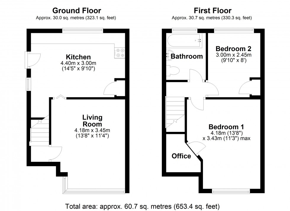 Floorplan for Linkscroft Avenue, Ashford, Surrey