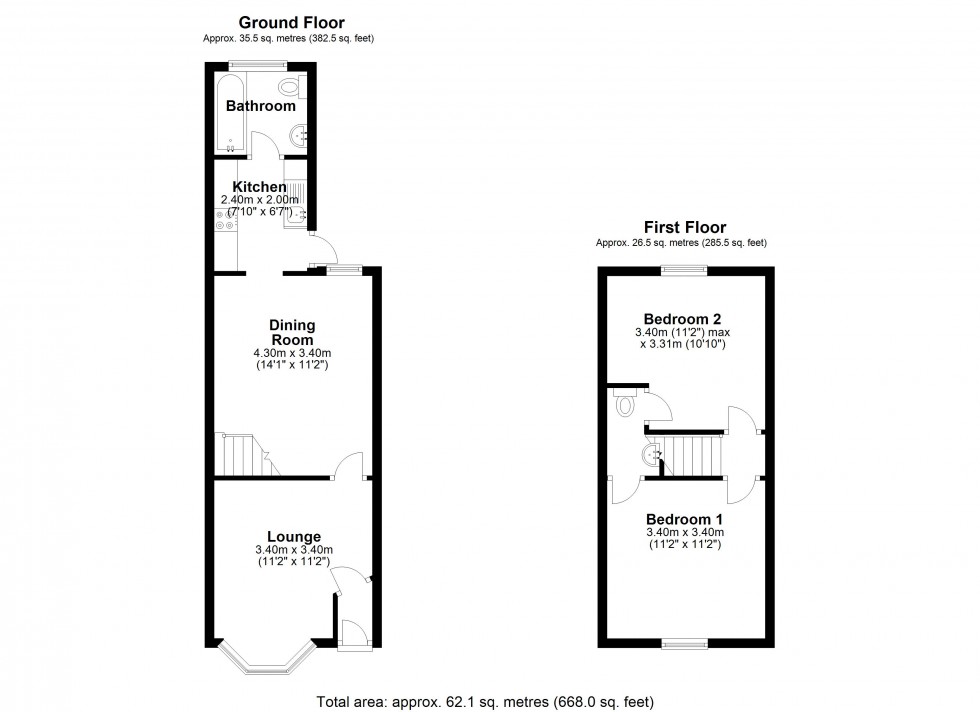 Floorplan for Commercial Road, Staines-upon-Thames, Surrey