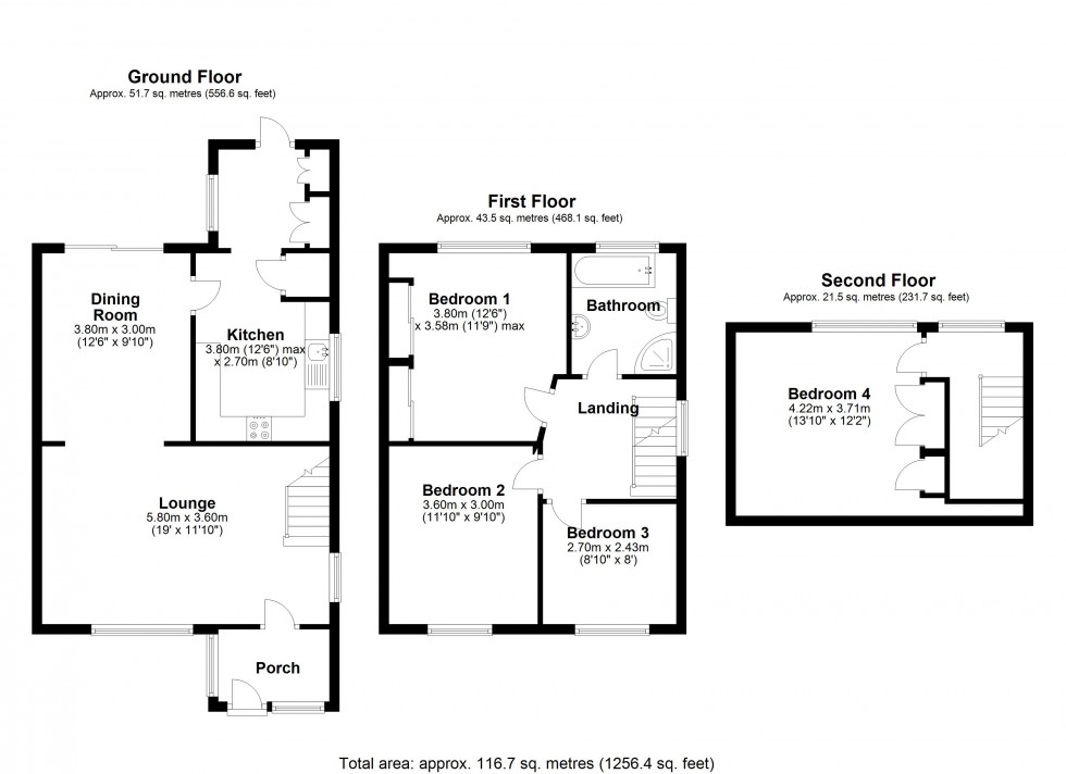 Floorplan for Hannibal Road, Staines-upon-Thames, Surrey