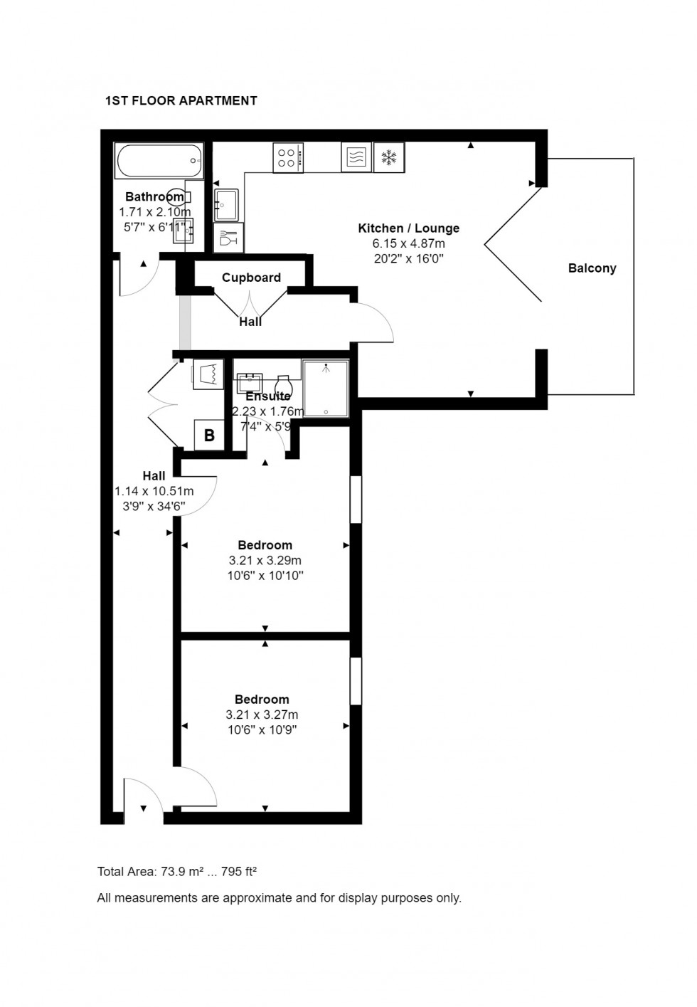 Floorplan for High Street, Staines-Upon-Thames, Surrey