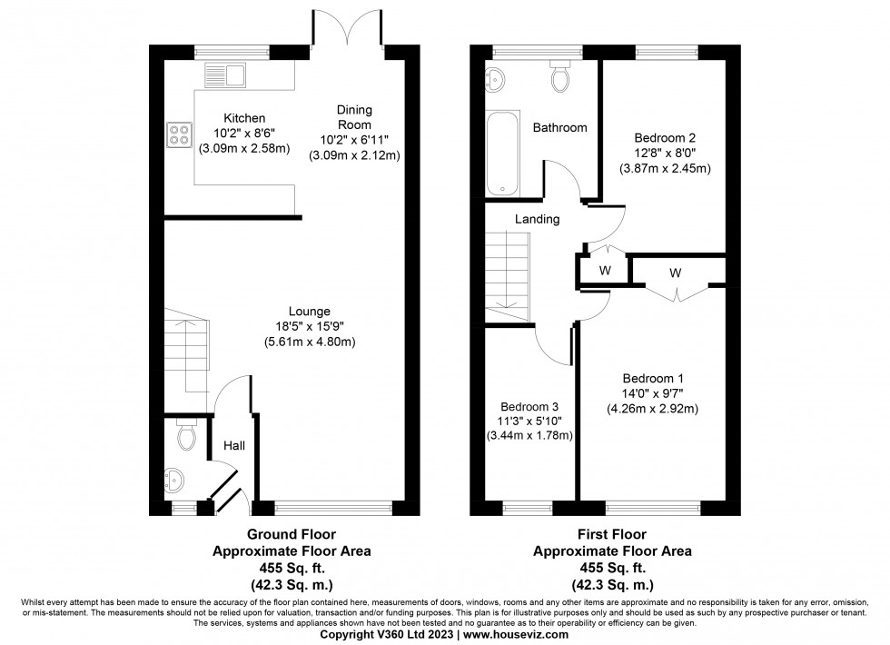 Floorplan for Laleham Village, Staines-Upon-Thames, Surrey