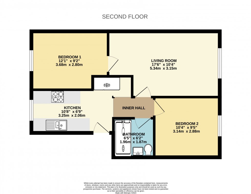 Floorplan for Stanwell Road, Ashford, Surrey