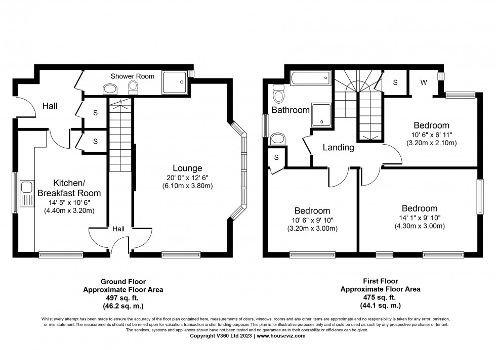 Floorplan for Stanwell, Staines-upon-Thames, Surrey