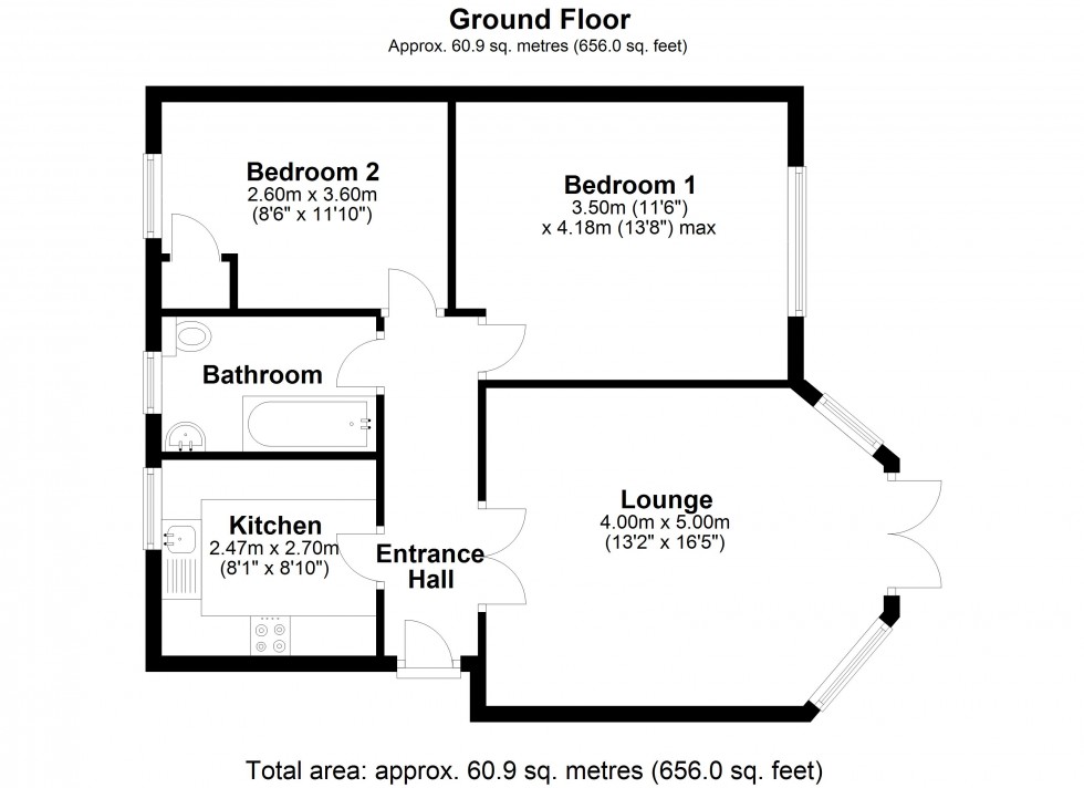 Floorplan for Surrey, STAINES-UPON-THAMES