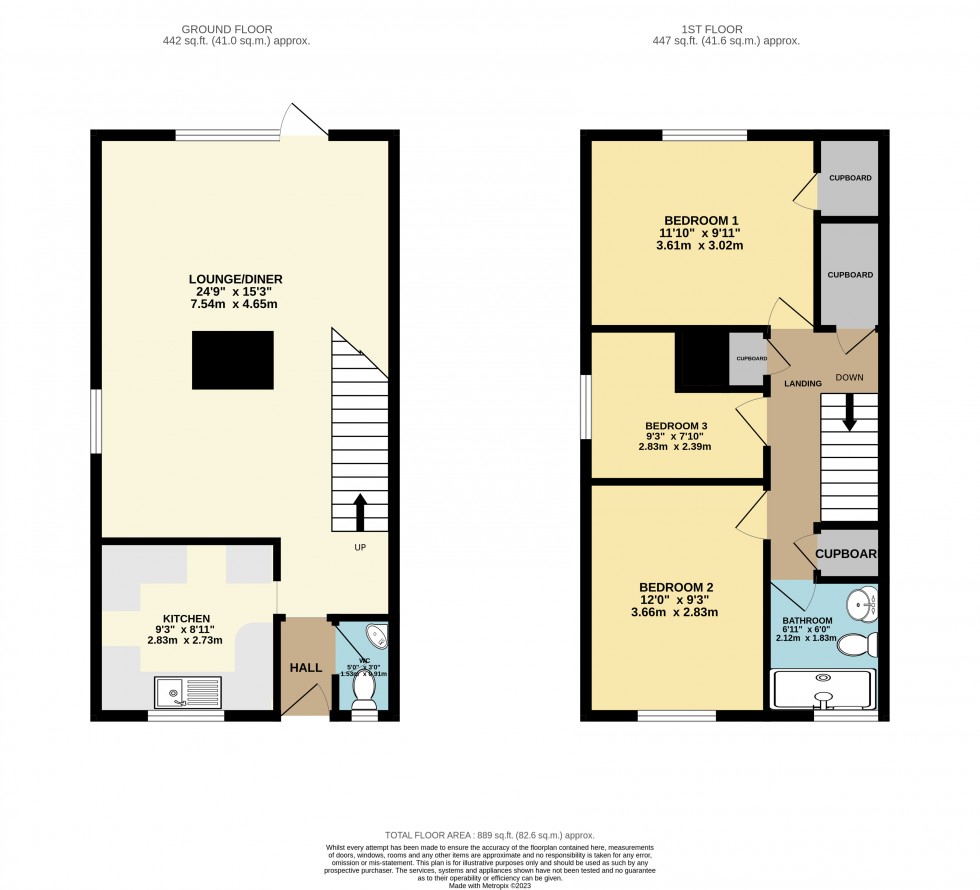 Floorplan for Stanwell, Staines-upon-Thames, Surrey