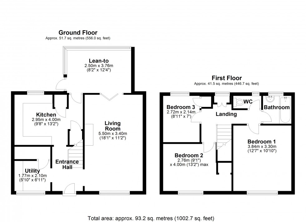 Floorplan for Hadrian Way, Staines-upon-Thames, Surrey