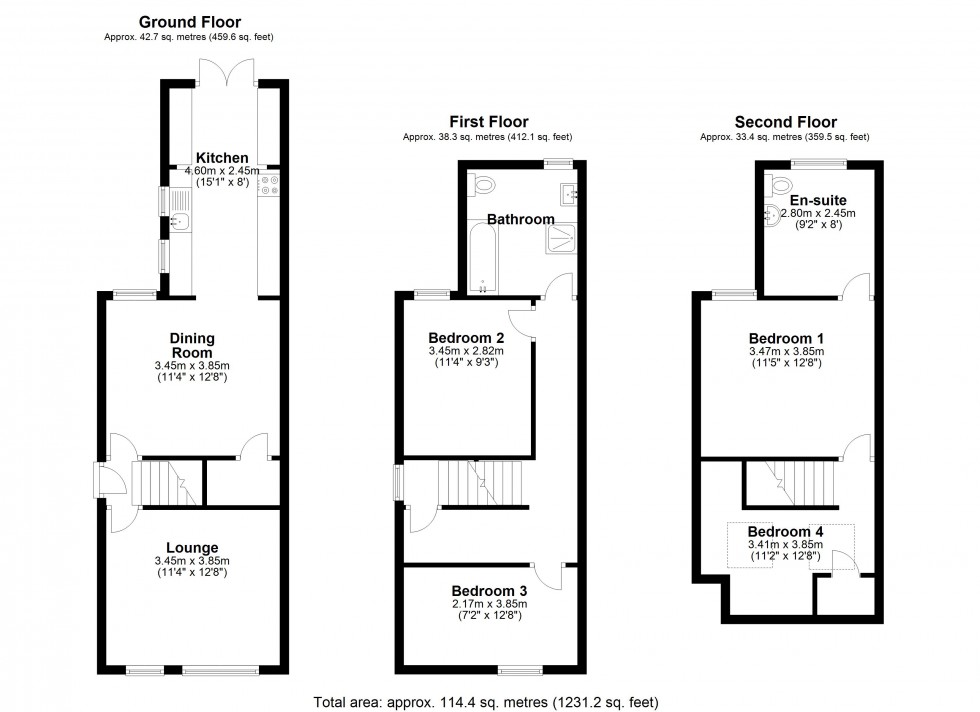 Floorplan for Bremer Road, Staines-upon-Thames, Surrey