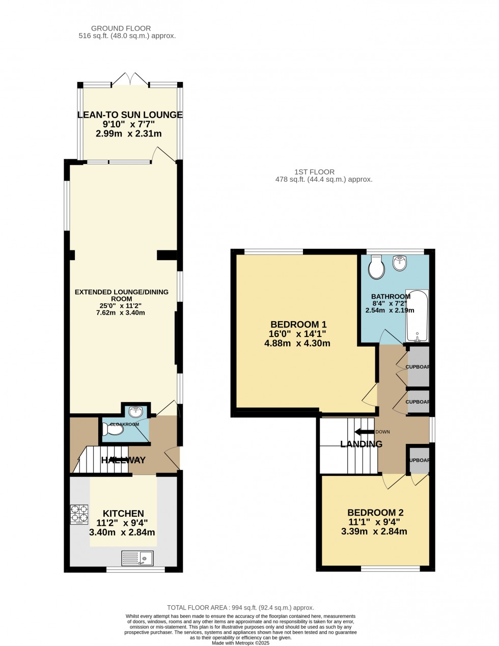 Floorplan for New Park Road, Ashford, Surrey