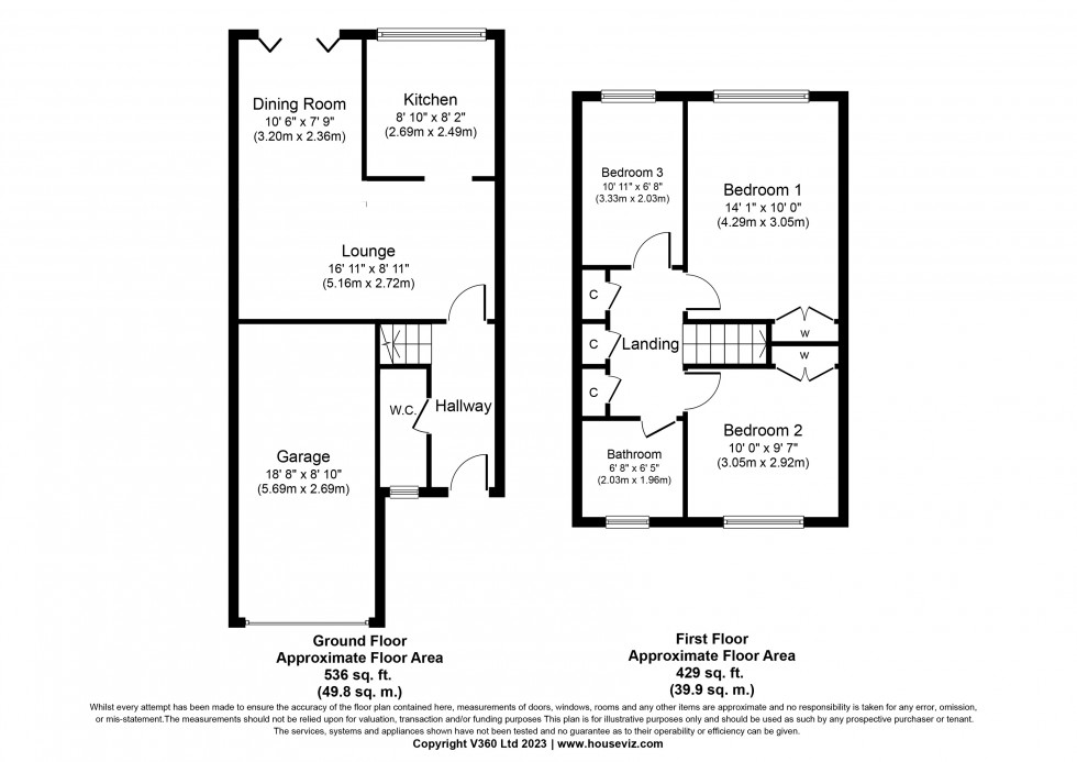 Floorplan for Murdoch Close, Staines-upon-Thames, Surrey