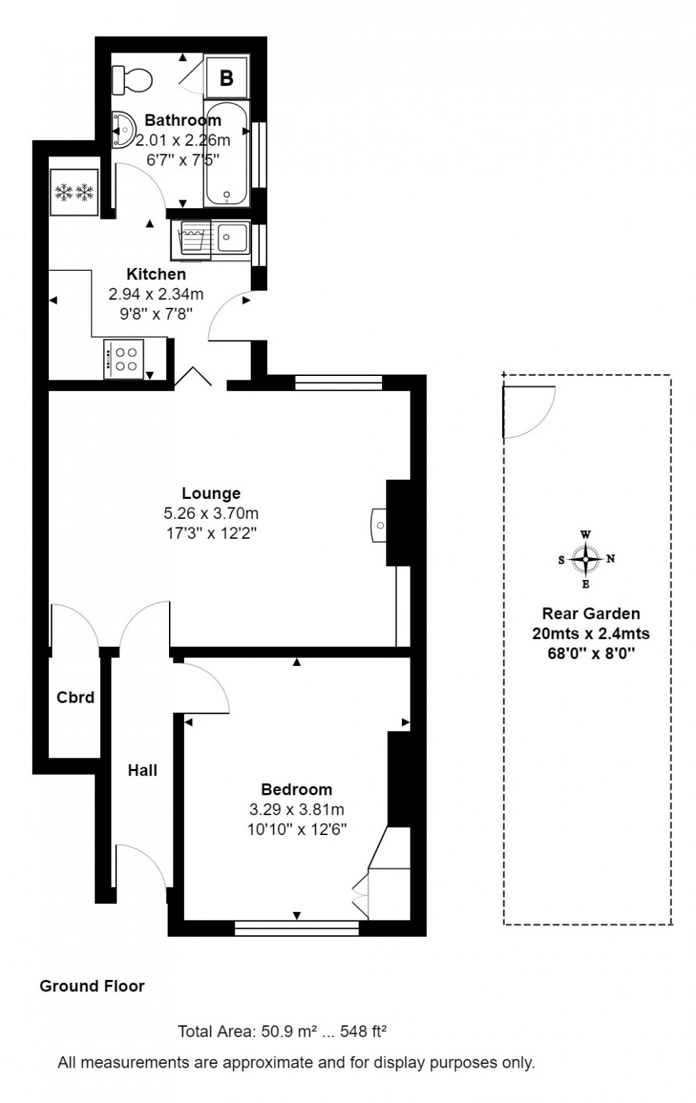 Floorplan for Penton Avenue, Staines-upon-Thames, Surrey