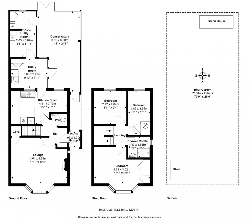 Floorplan for Laleham Village, Staines-upon-Thames, Surrey