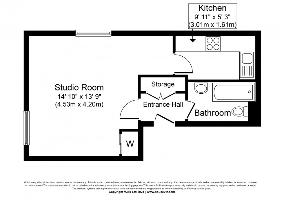 Floorplan for Moormede Crescent, Staines-upon-Thames