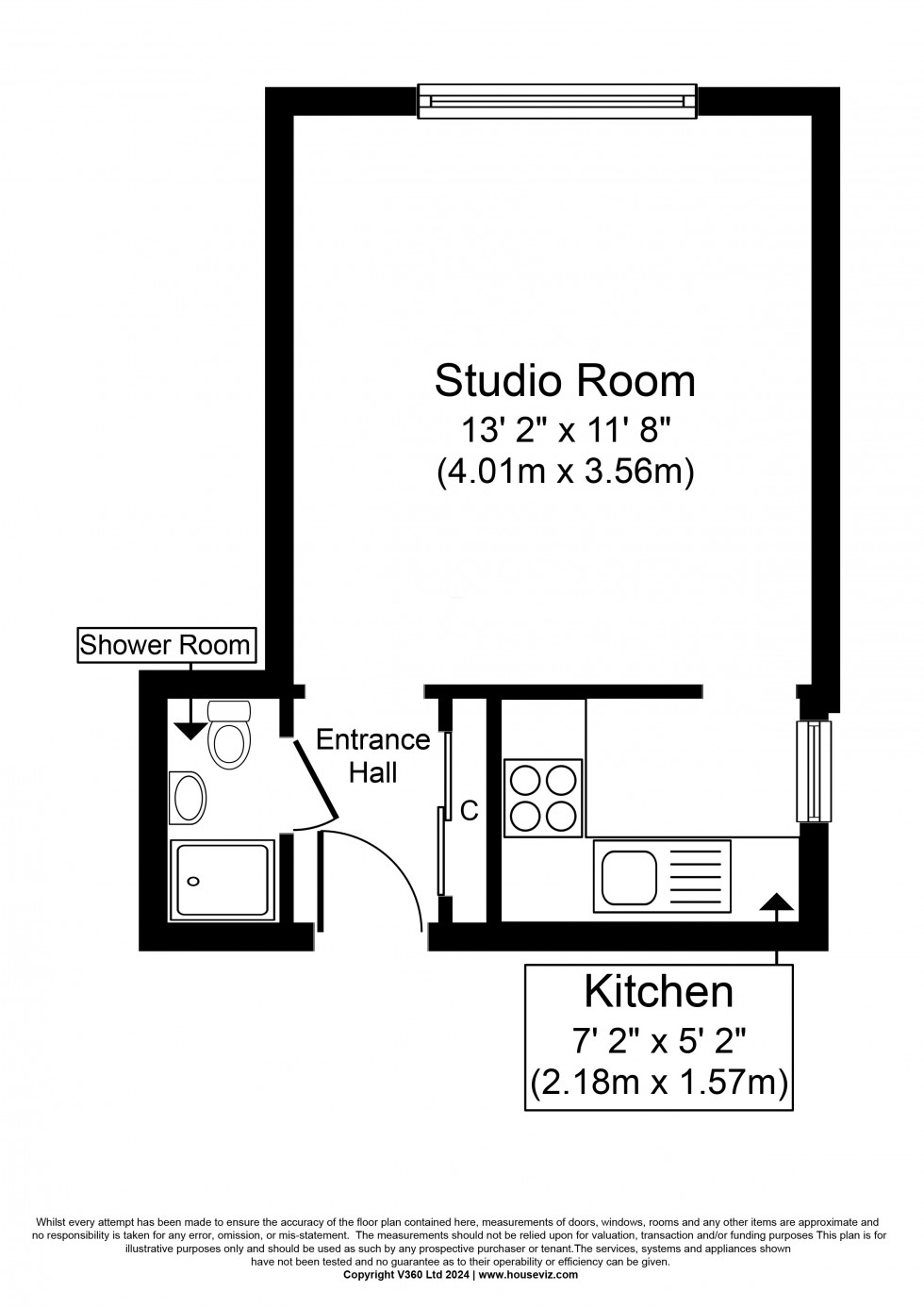 Floorplan for Laleham Road, Staines