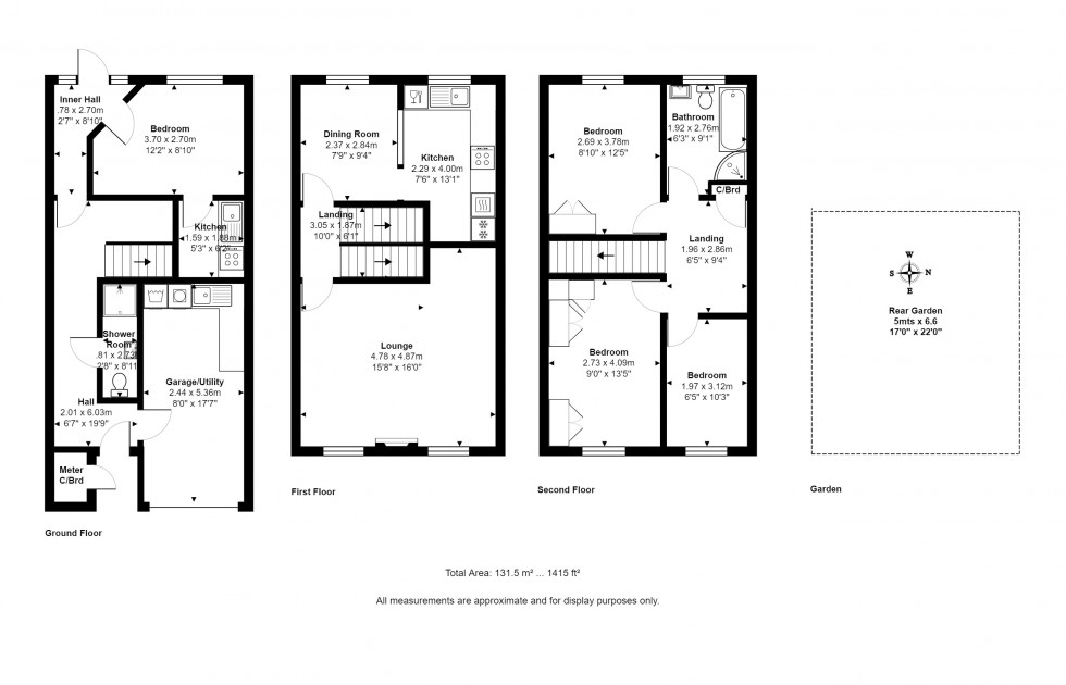Floorplan for Plover Close, Staines-upon-Thames, Surrey