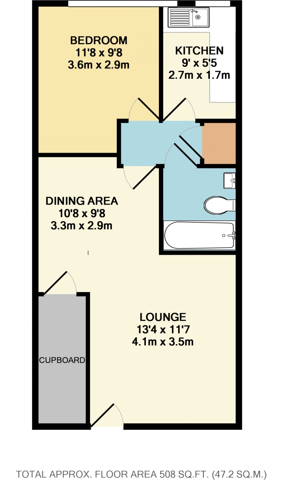 Floorplan for Berryscroft Road, Staines-upon-Thames, Surrey