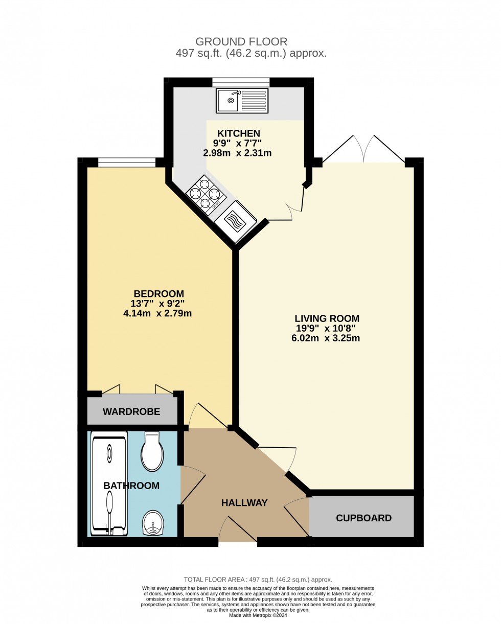 Floorplan for Parkland Grove, Ashford, Surrey