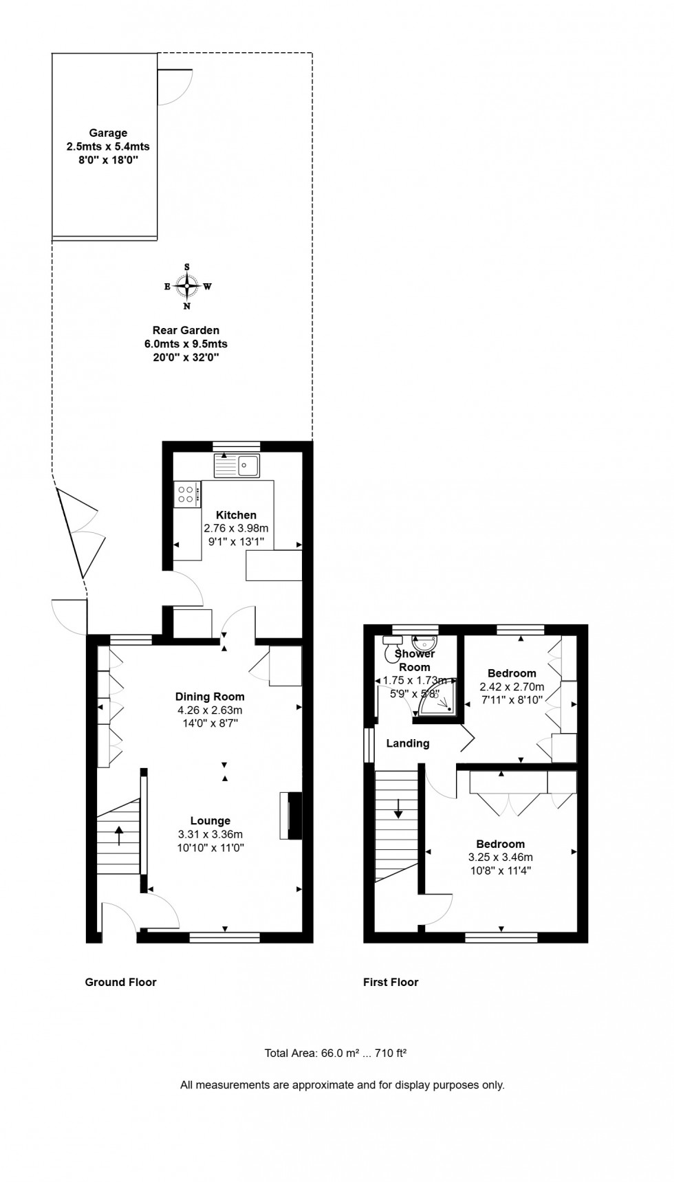 Floorplan for The Glade, Staines-upon-Thames, Surrey