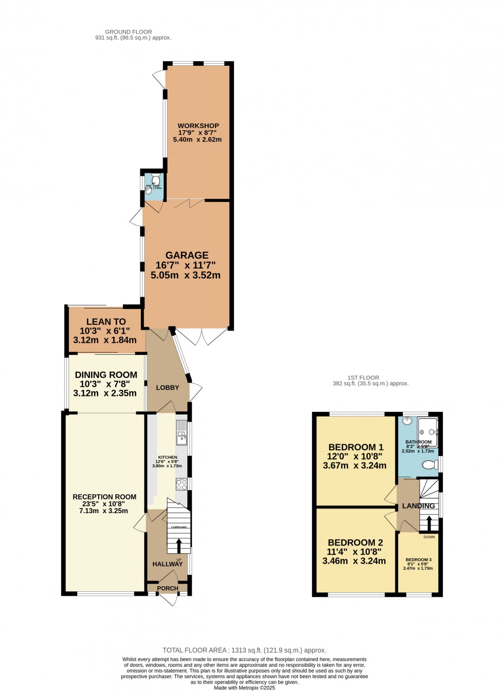 Floorplan for Gilmore Crescent, Ashford, Surrey