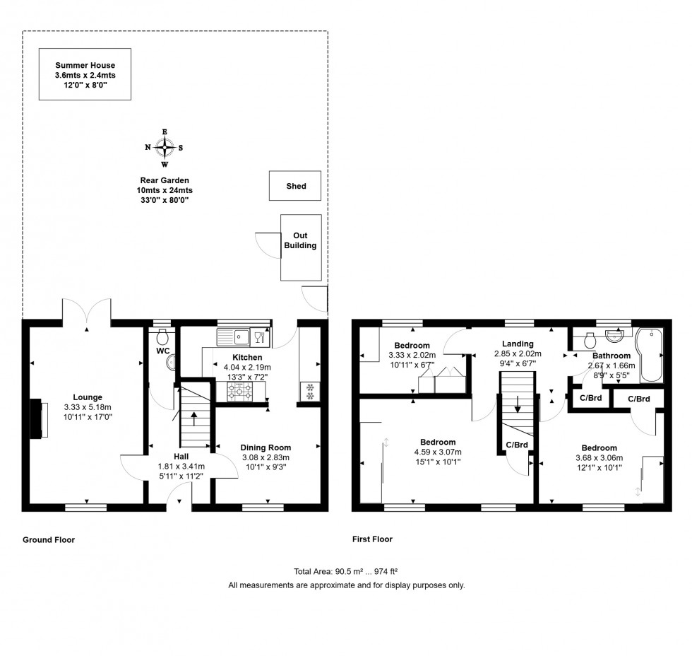 Floorplan for Stanwell, Staines-upon-Thames, Surrey