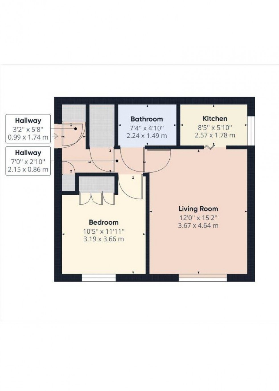 Floorplan for Octavia Way, Staines-upon-Thames, Surrey