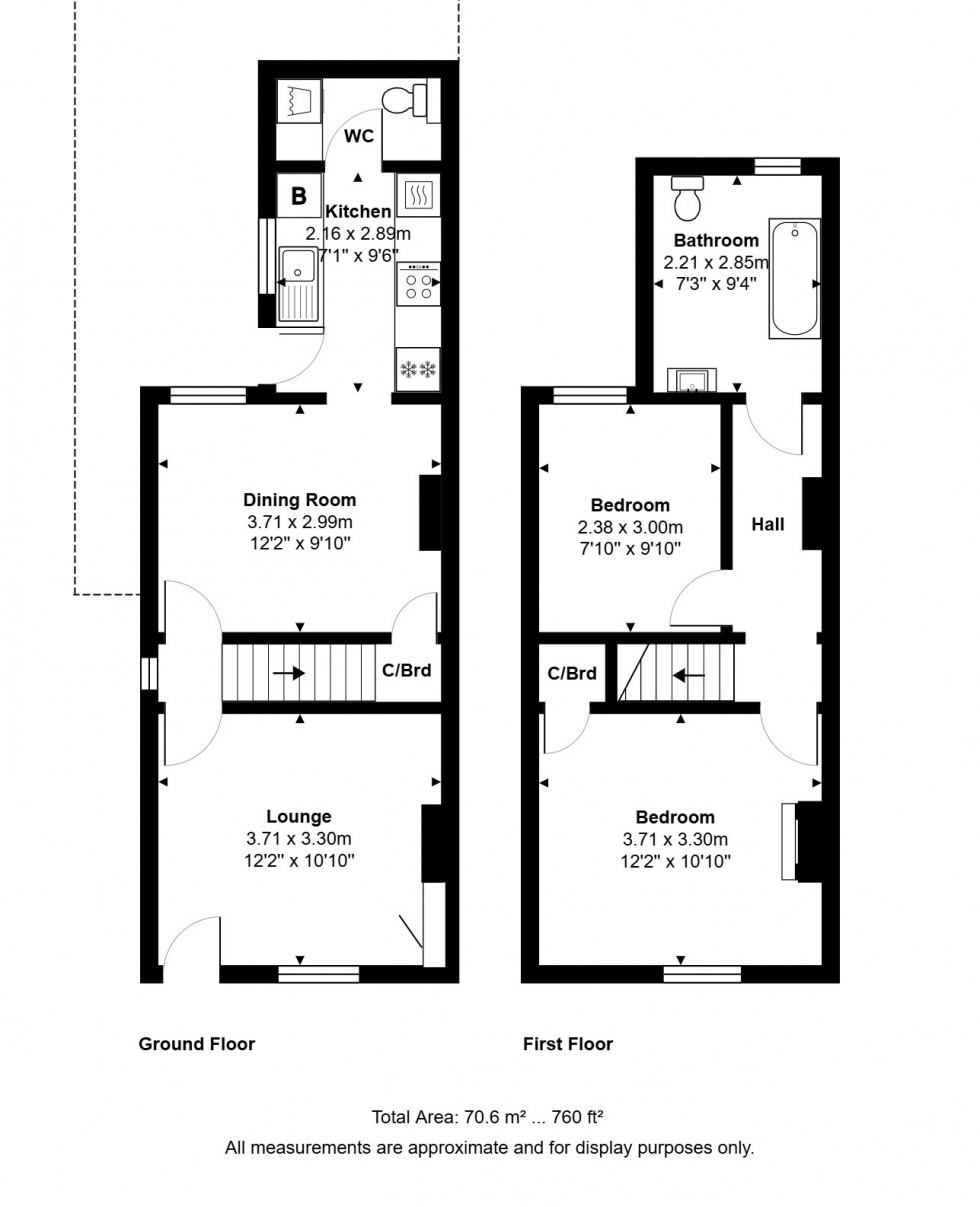 Floorplan for New Road, Staines-upon-Thames, Surrey