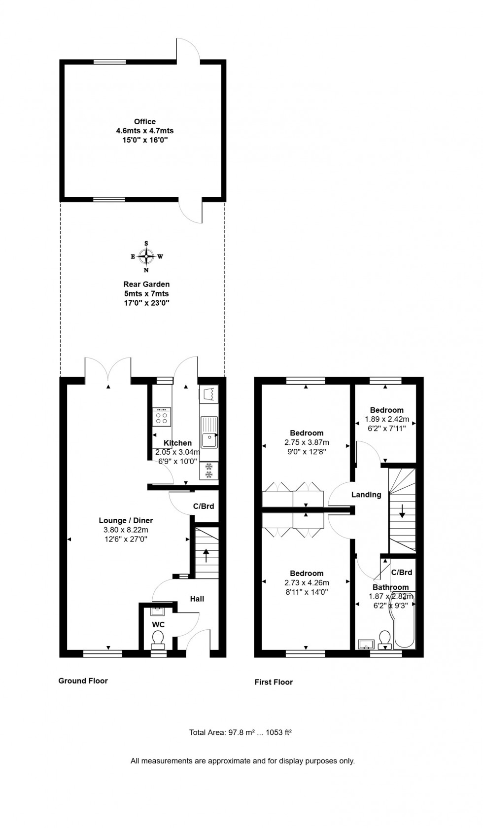 Floorplan for Wheatsheaf Lane, Staines-upon-Thames, Surrey