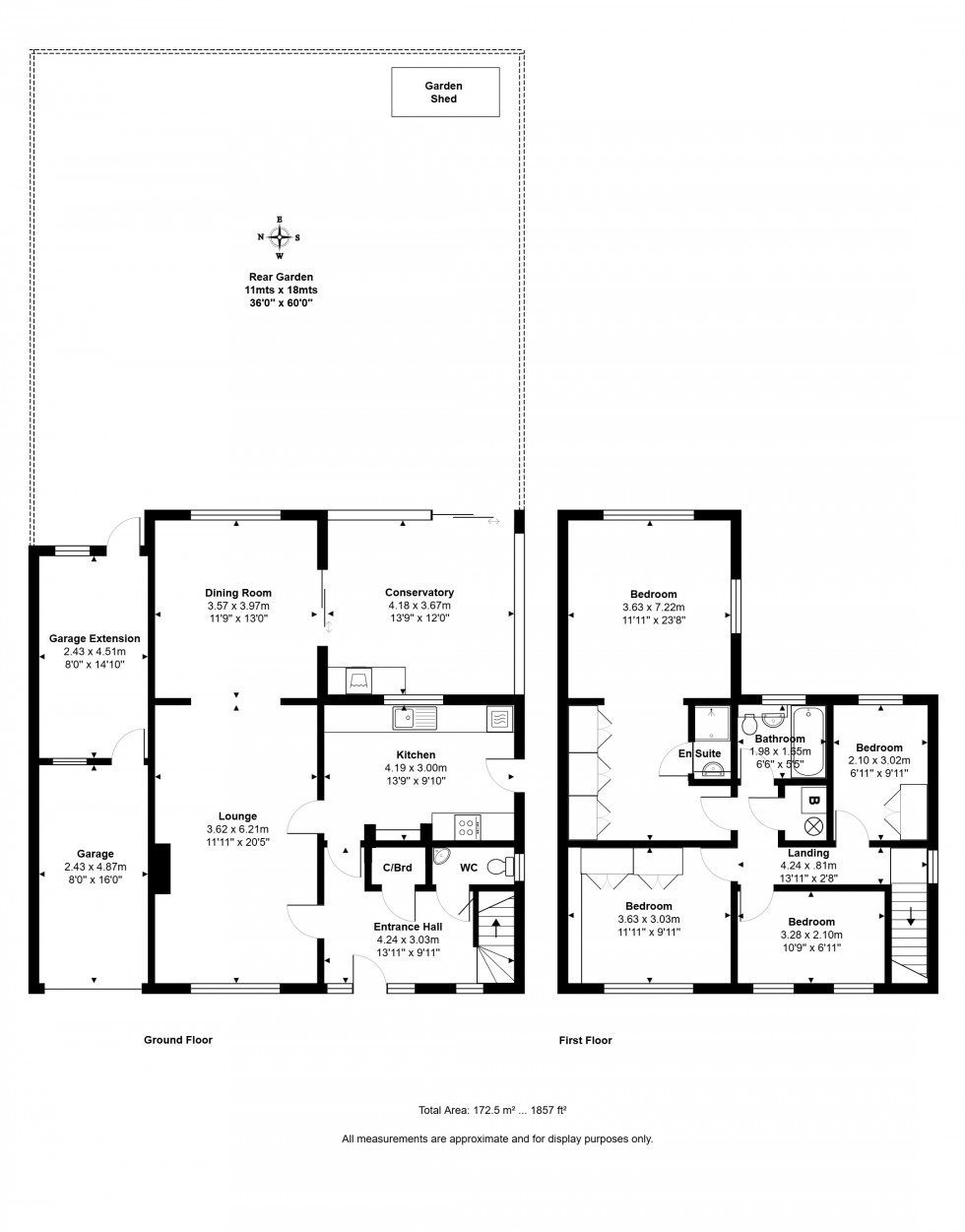Floorplan for Hithermoor Road, Staines-upon-Thames, Surrey