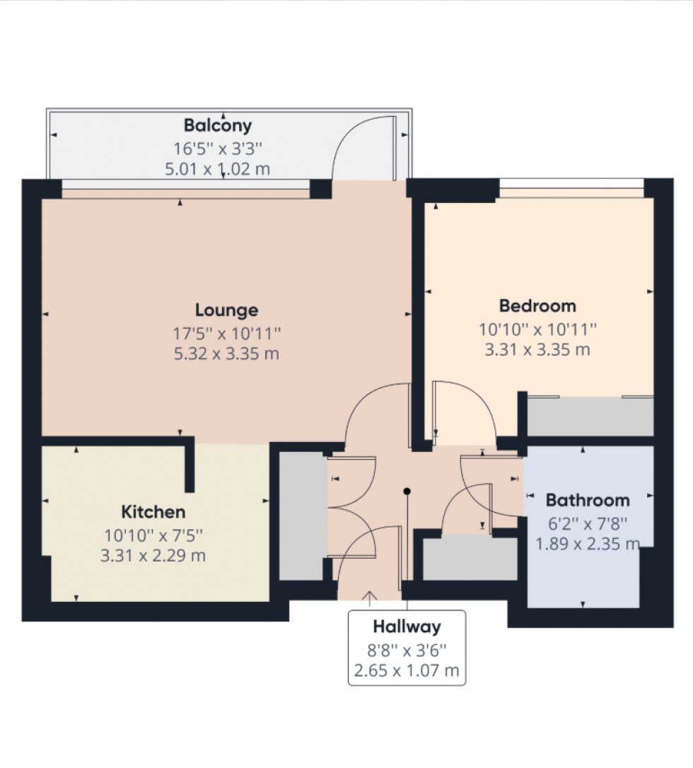 Floorplan for Fairfield Avenue, Staines-upon-Thames, Surrey