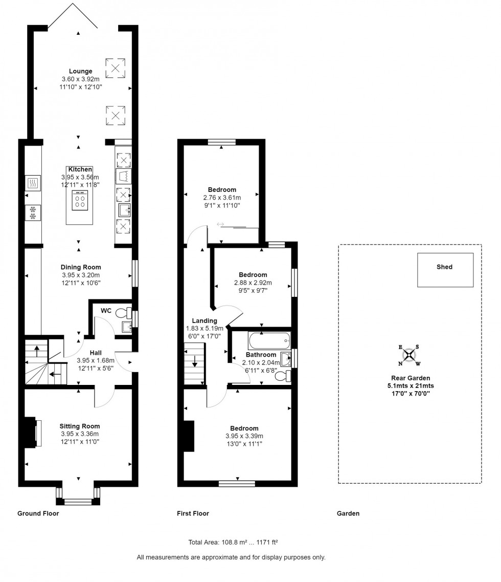 Floorplan for Chandos Road, Staines-upon-Thames, Surrey
