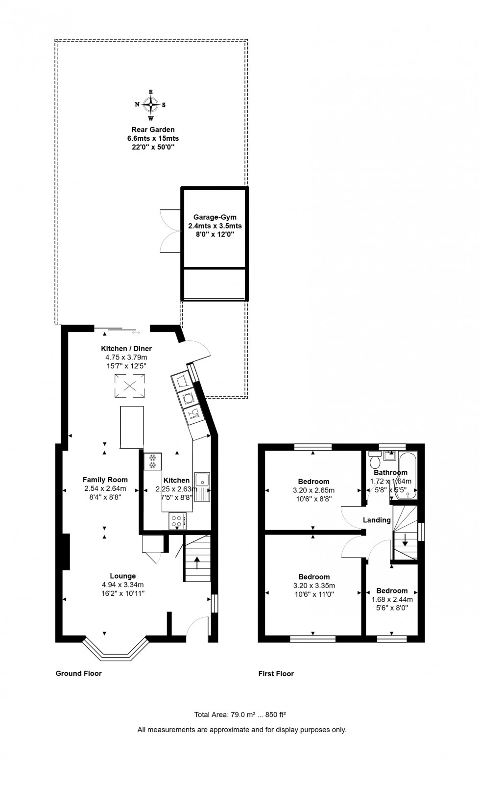 Floorplan for Nursery Gardens, Staines-upon-Thames, Surrey