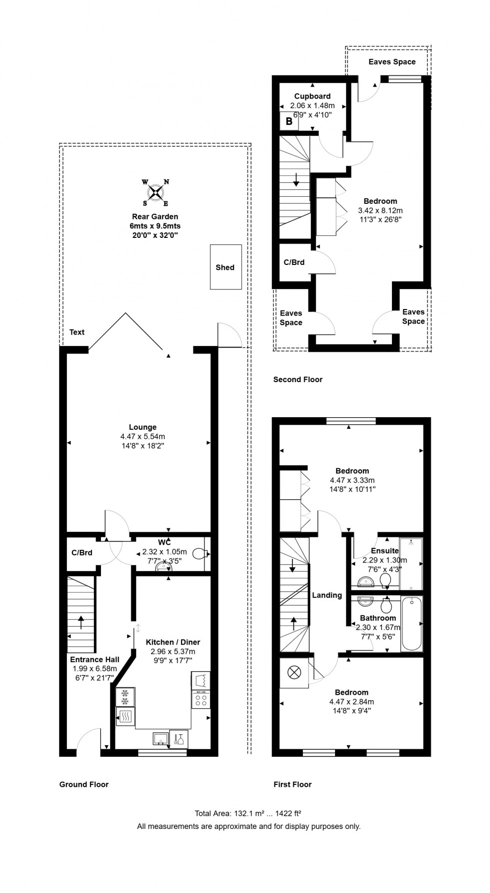 Floorplan for Leacroft, Staines-upon-Thames, Surrey