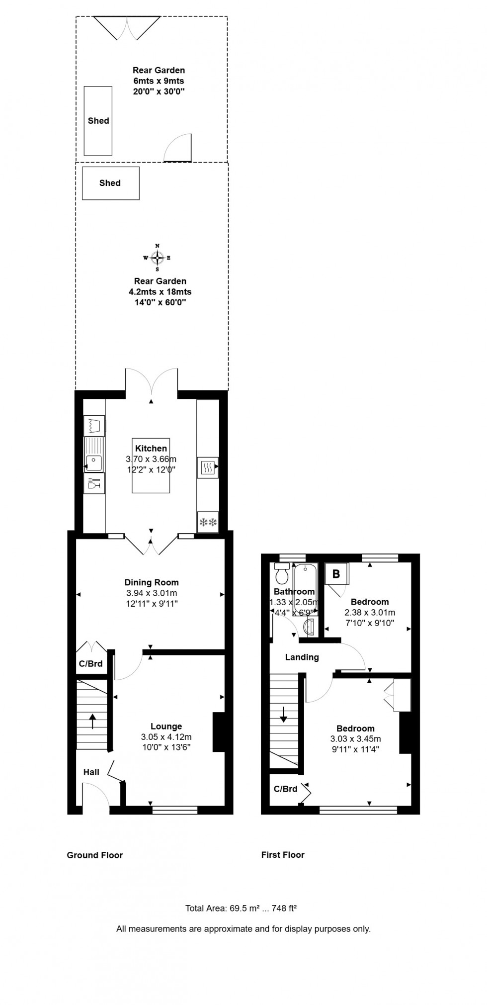 Floorplan for Cranford Avenue, Staines-upon-Thames, Surrey