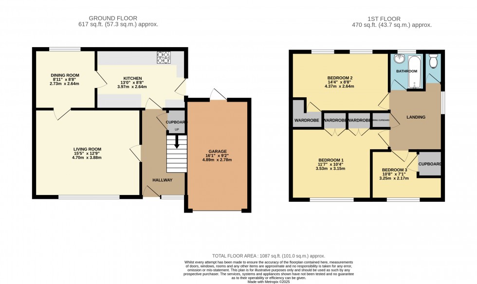 Floorplan for Harvest Road, Feltham, Greater London