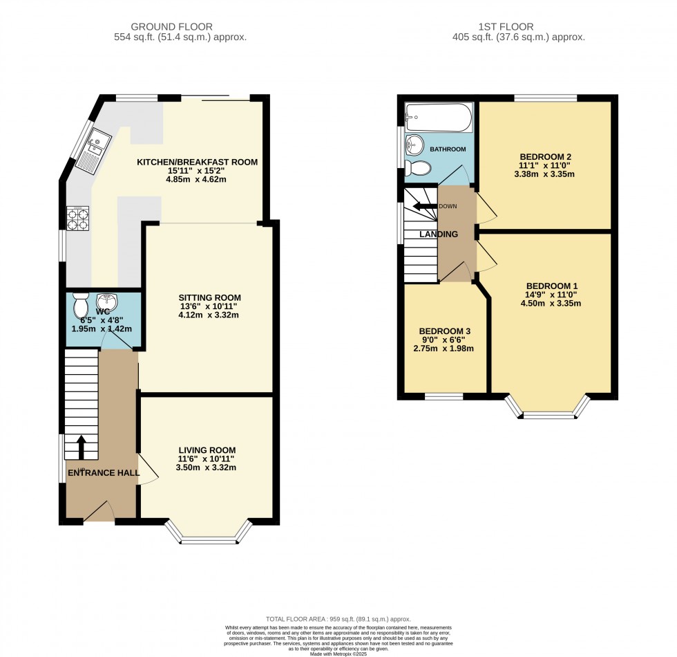 Floorplan for Queens Walk, Ashford, Surrey