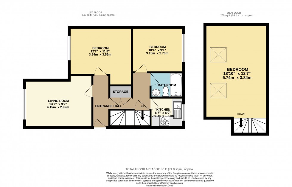 Floorplan for Stanwell, Staines-upon-Thames, Surrey