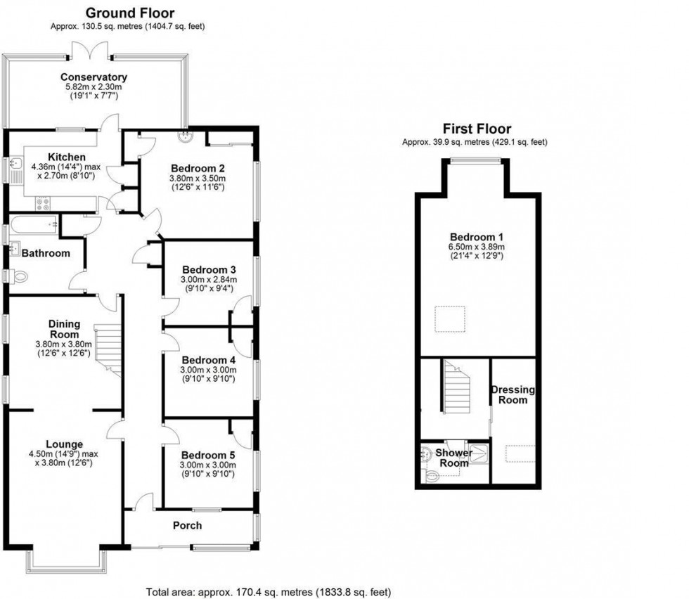 Floorplan for St Pinnock Avenue, Staines-upon-Thames, Surrey