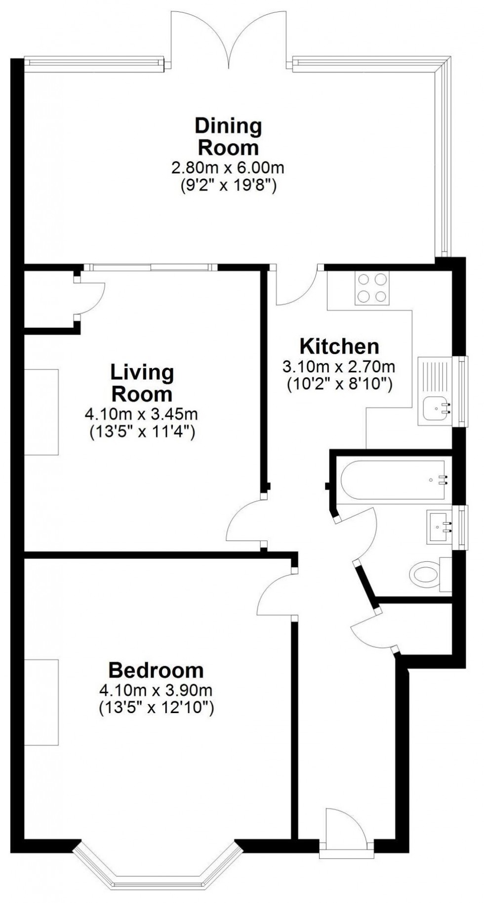 Floorplan for Kingston Road, Staines-upon-Thames, Surrey