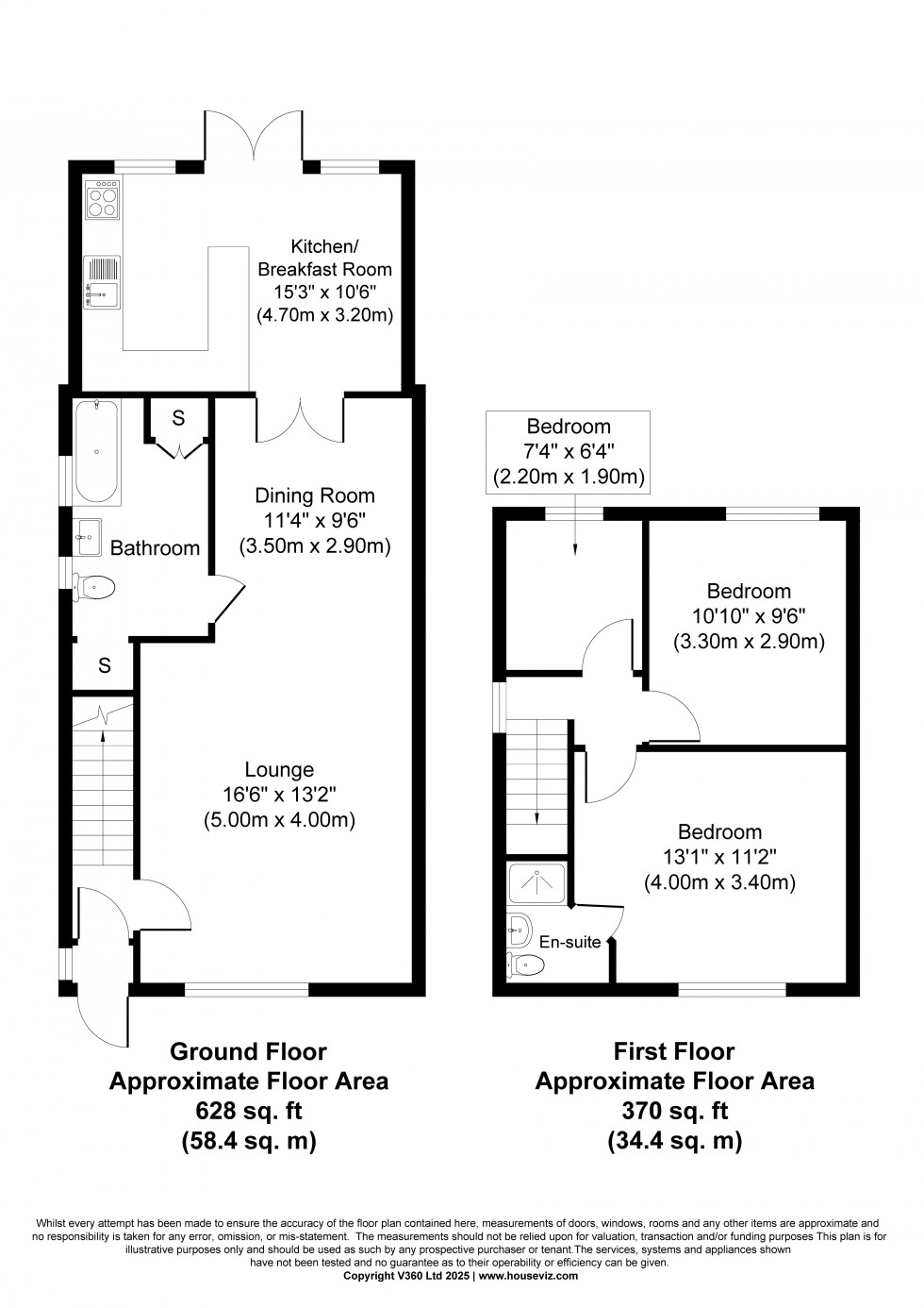 Floorplan for Long Lane, Staines-upon-Thames, Surrey