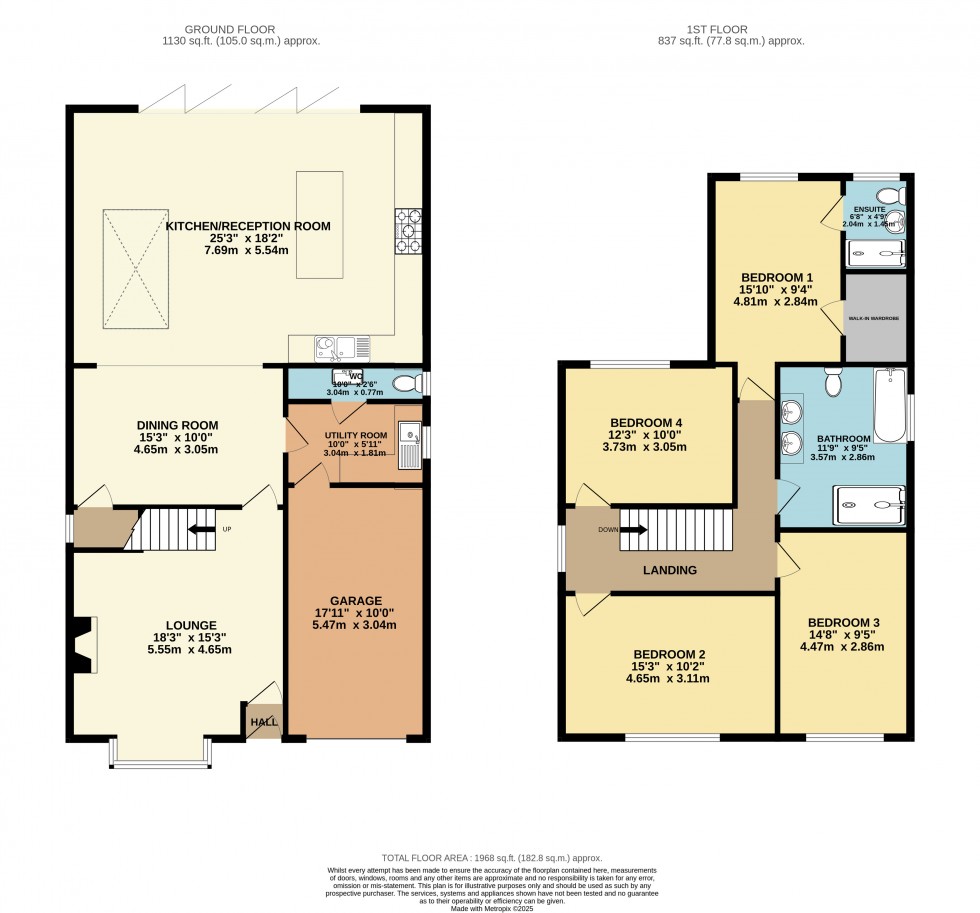Floorplan for Nelson Road, Ashford, Surrey