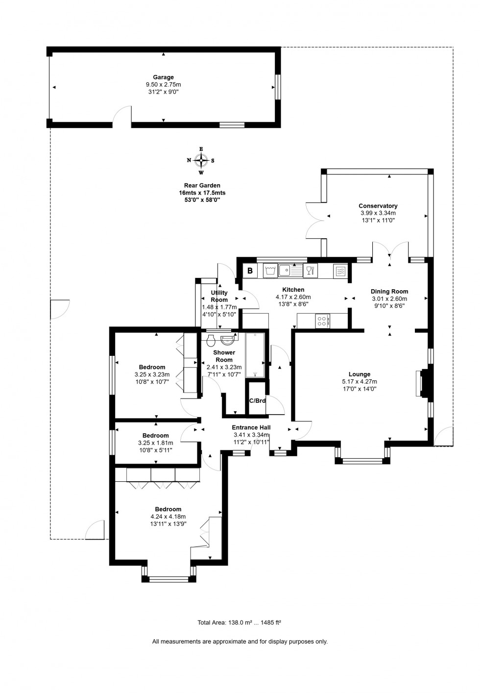Floorplan for Glebe Road, Staines-upon-Thames, Surrey