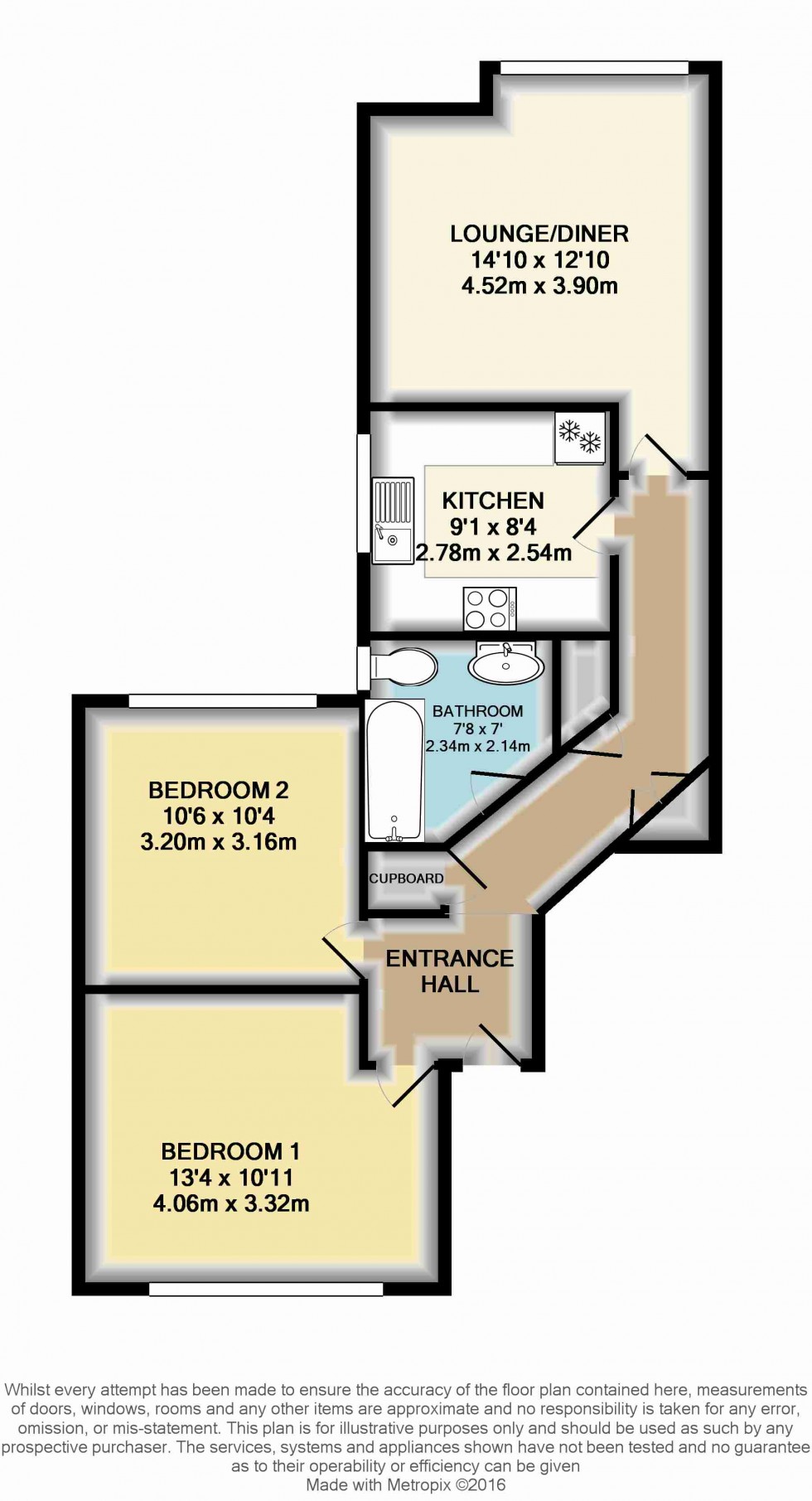 Floorplan for Church Road, Ashford, Surrey