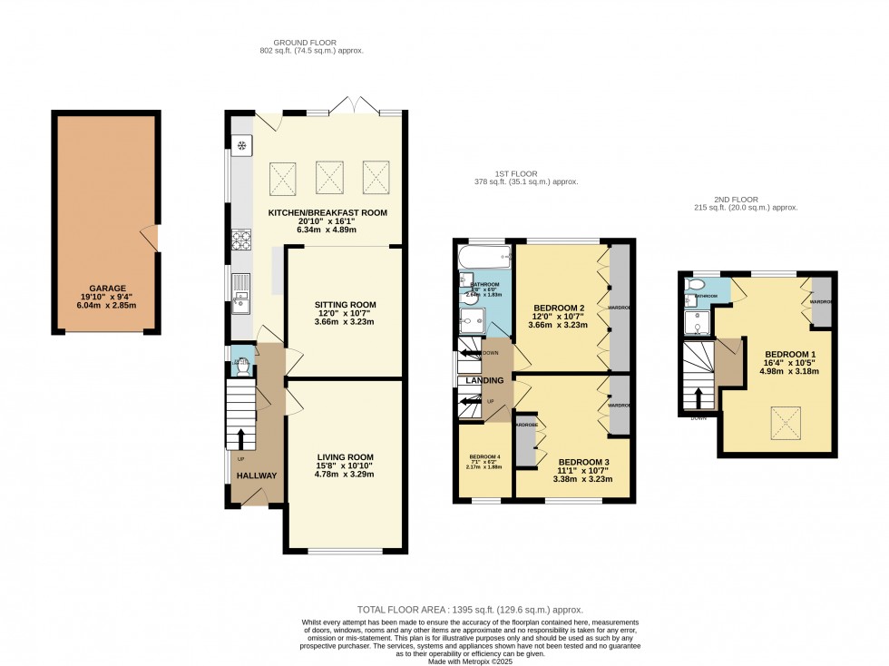 Floorplan for Gilmore Crescent, Ashford, Surrey