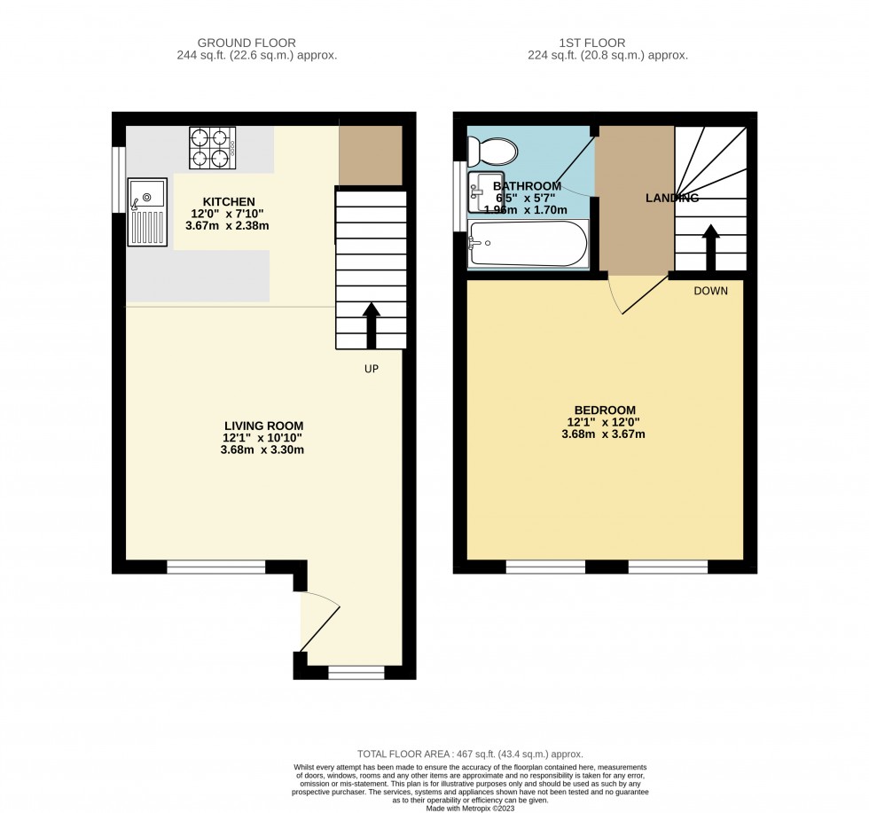 Floorplan for Colnbrook, Slough, Berkshire