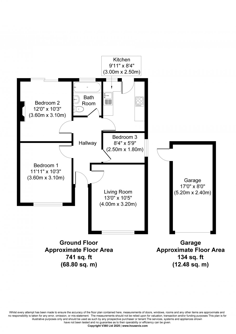 Floorplan for Celia Crescent, Ashford, Surrey